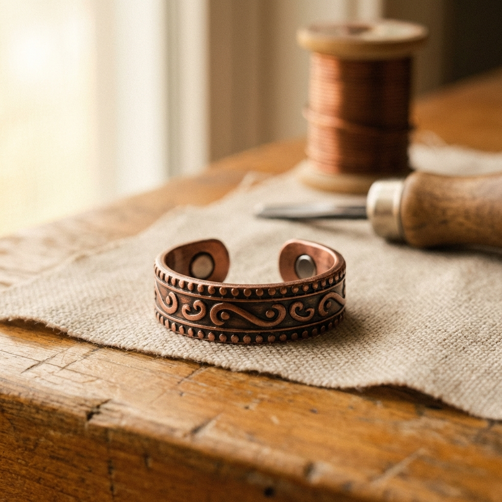 Anello in Rame Fern