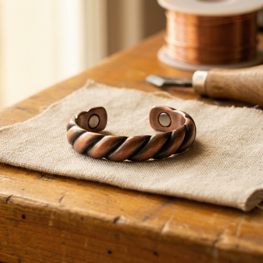 Anello in rame ritorto