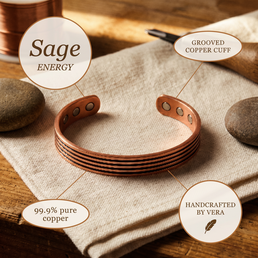 Bracciale in Rame Sage