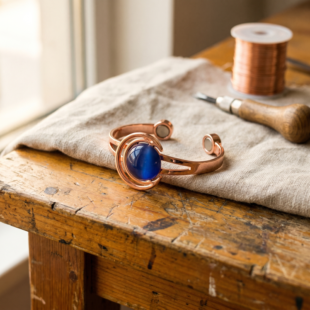 Bracciale in Rame Sferico