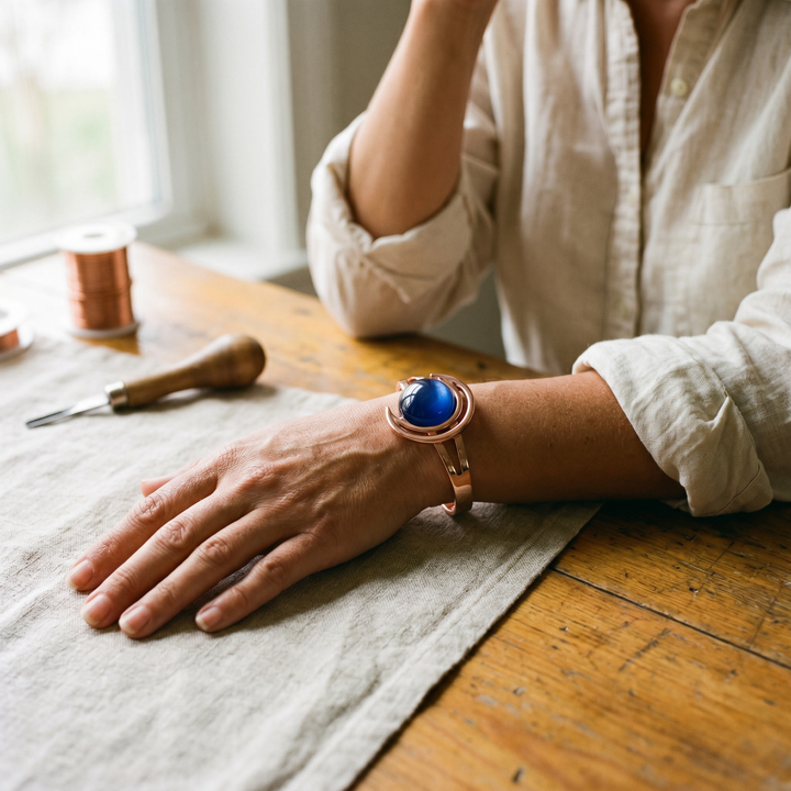 Bracciale in Rame Sferico