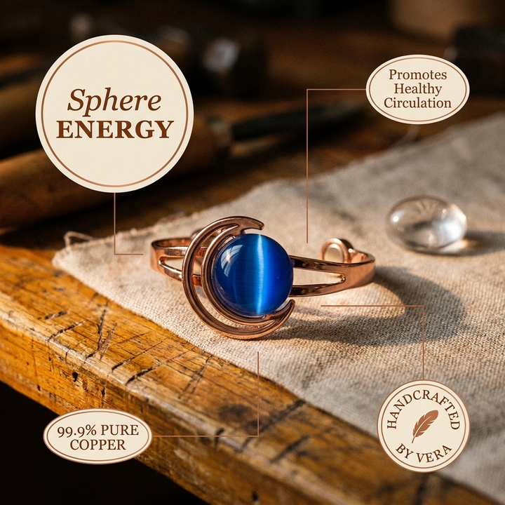 Bracciale in Rame Sferico
