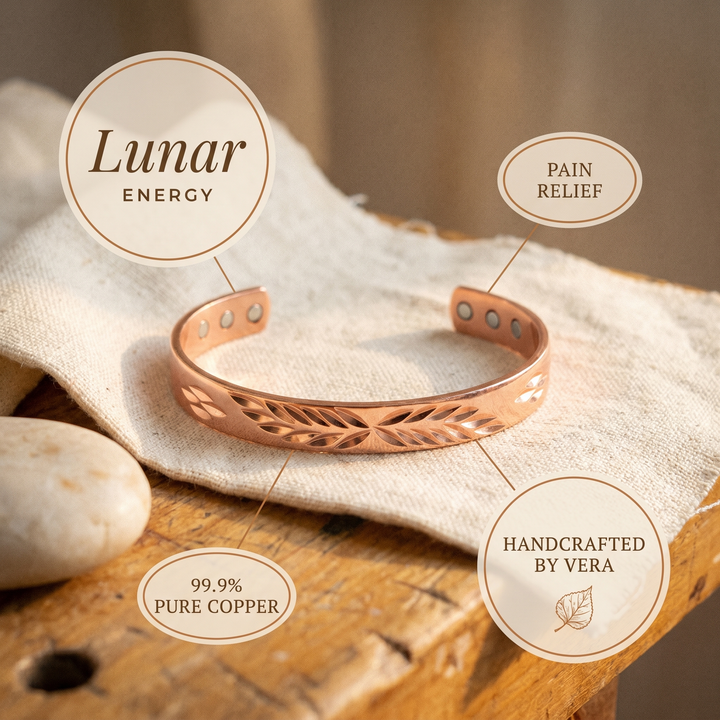 Bracciale in Rame Lunare