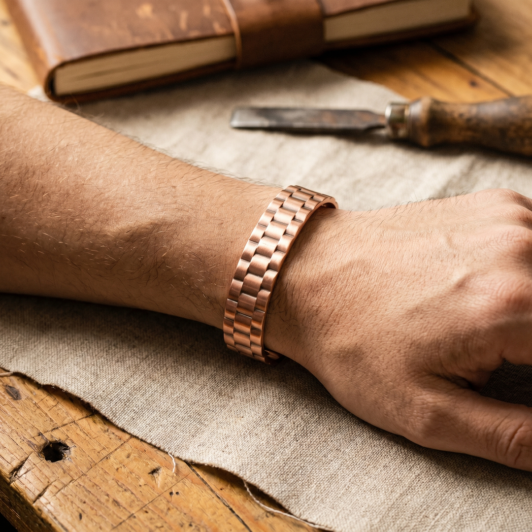 Bracciale in Rame da Uomo Ore