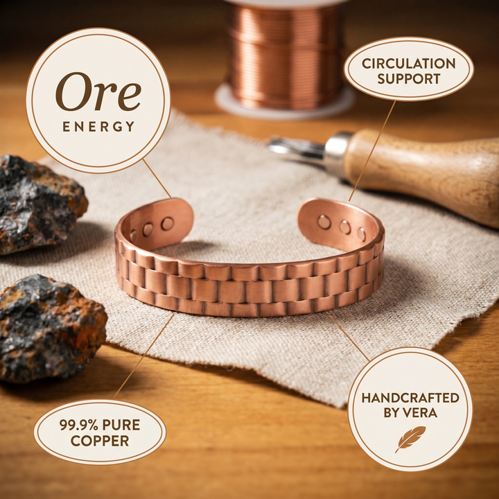 Bracciale in Rame da Uomo Ore