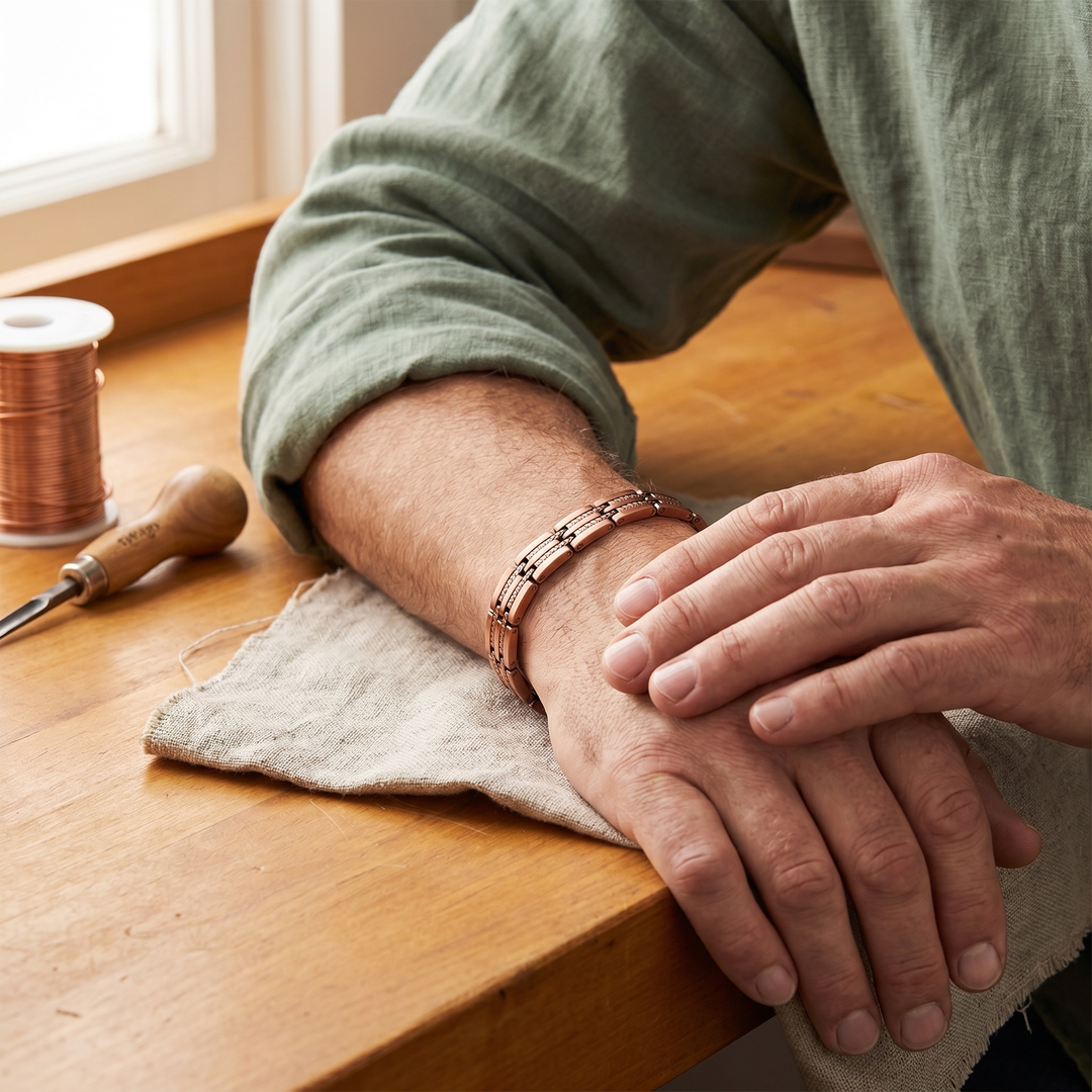 Bracciale in Rame per Uomo Pike