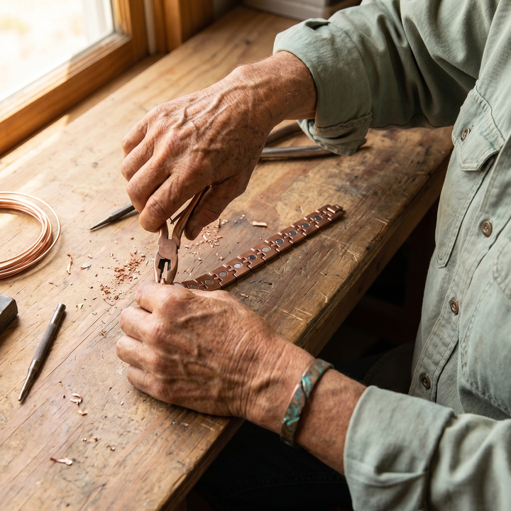Bracciale in Rame per Uomo Pike