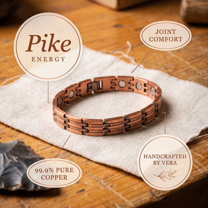 Bracciale in Rame per Uomo Pike