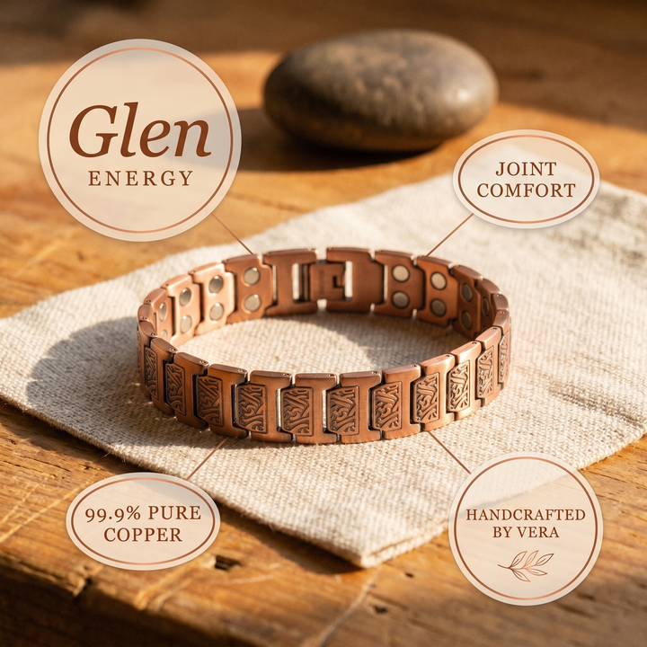 Bracciale in Rame per Uomo Glen
