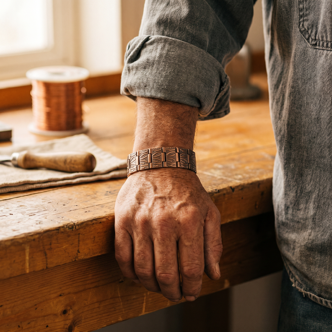 Bracciale in Rame per Uomo Grit