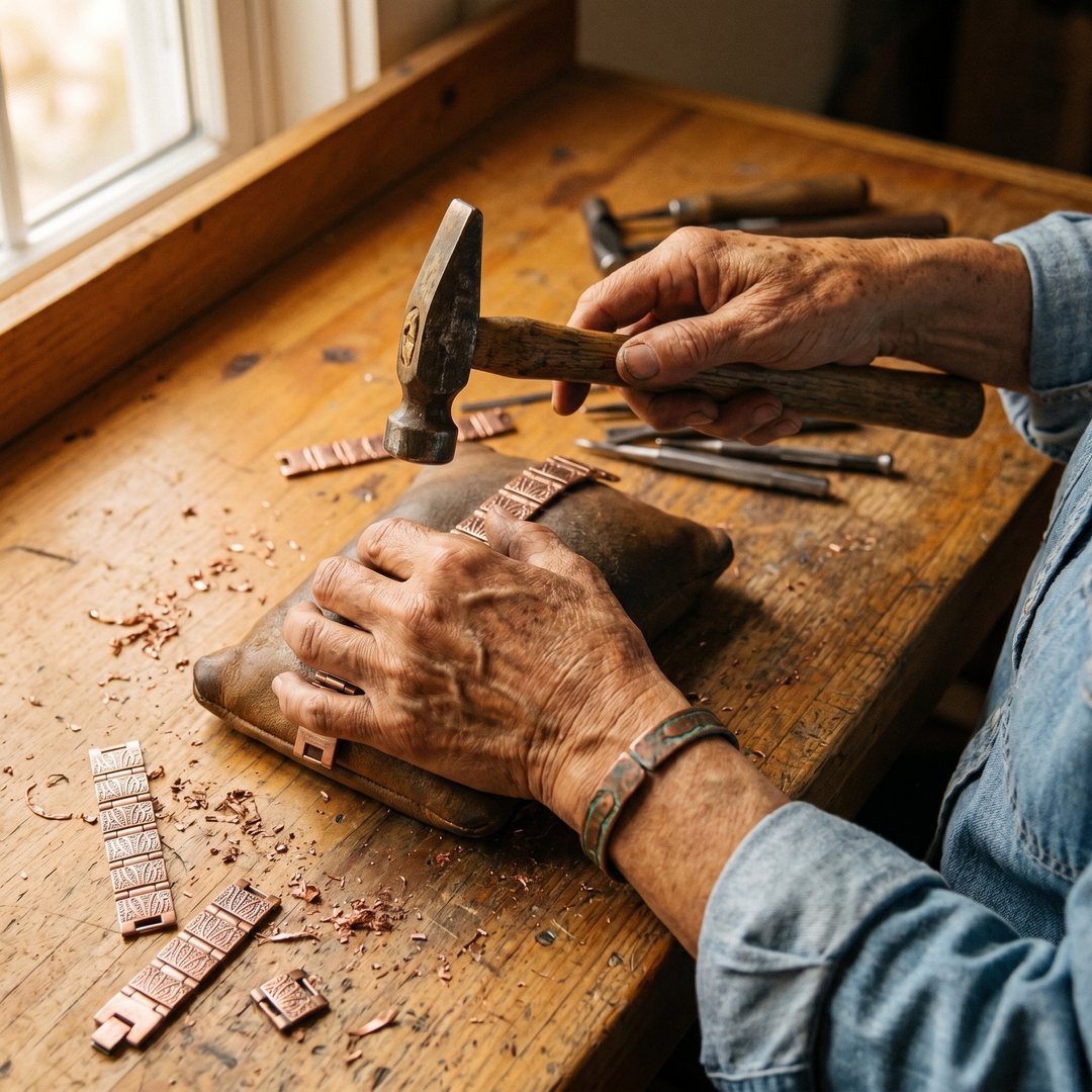 Bracciale in Rame per Uomo Grit