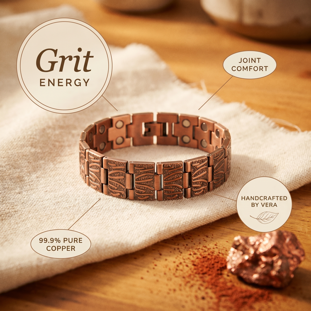 Bracciale in Rame per Uomo Grit