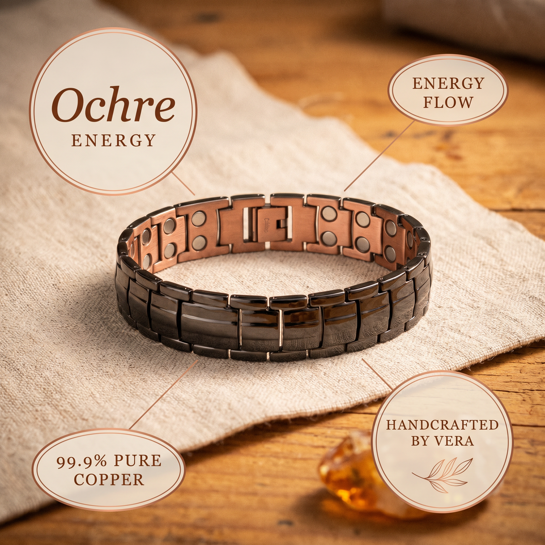 Bracciale in Rame per Uomo Ocra