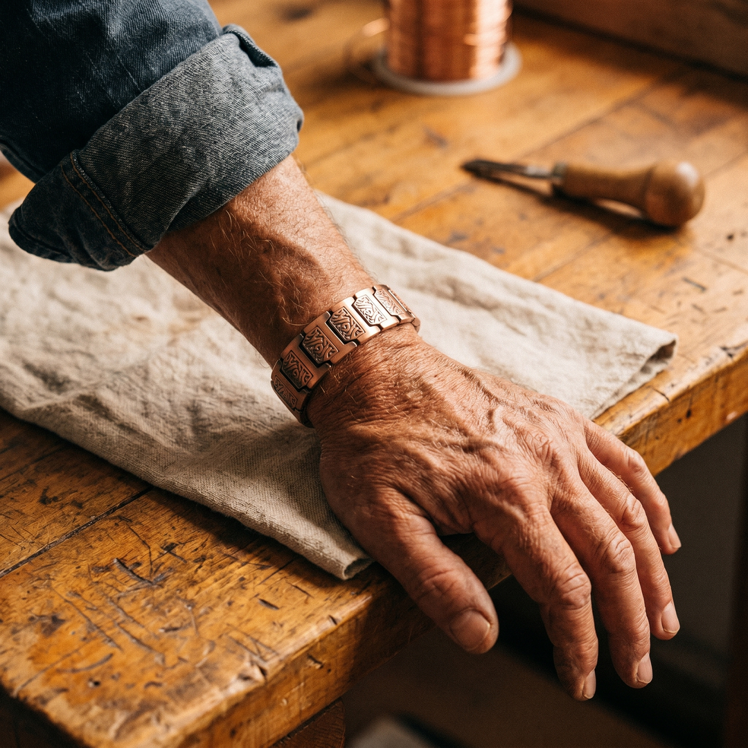 Bracciale in Rame per Uomo Glen