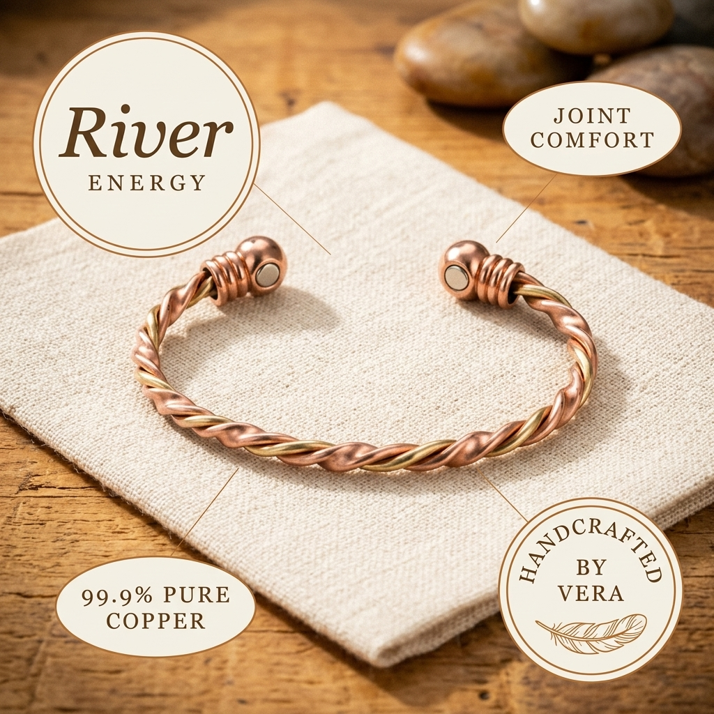 Bracciale in Rame Fiume