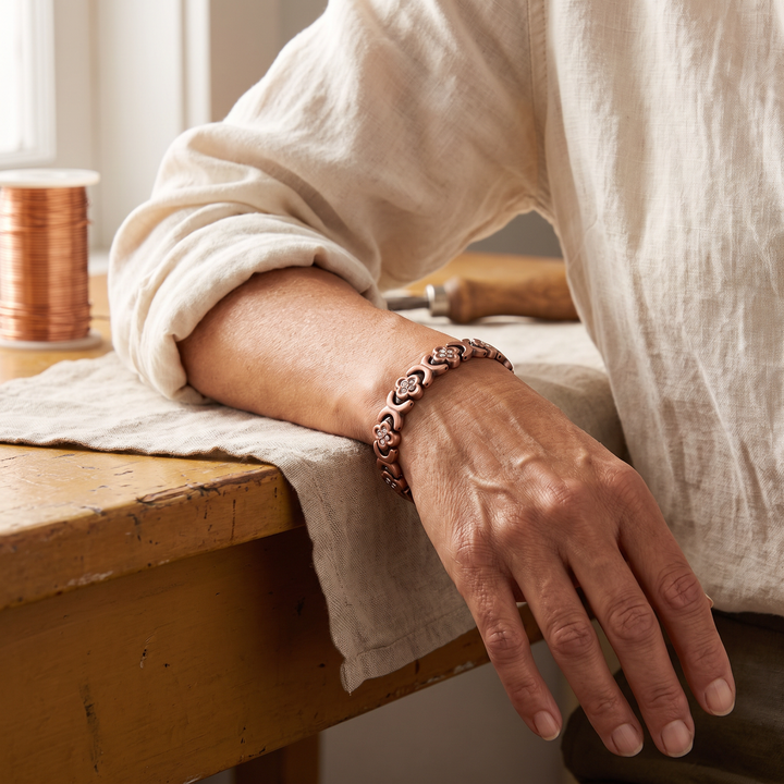 Bracciale in Rame con Chiglia