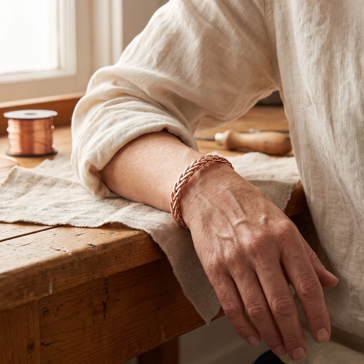 Bracciale in rame Rovo