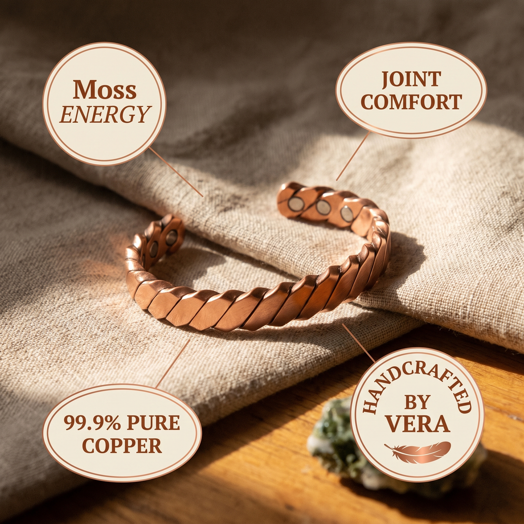 Bracciale in Rame Moss Twist