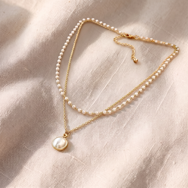 Collana di Perle Senza Tempo - Tonalità Oro