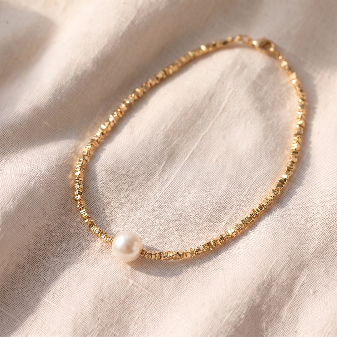Collana Perla Radiosa - Tonalità Argento