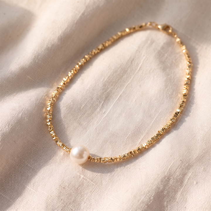Collana Perla Radiosa - Tonalità Argento