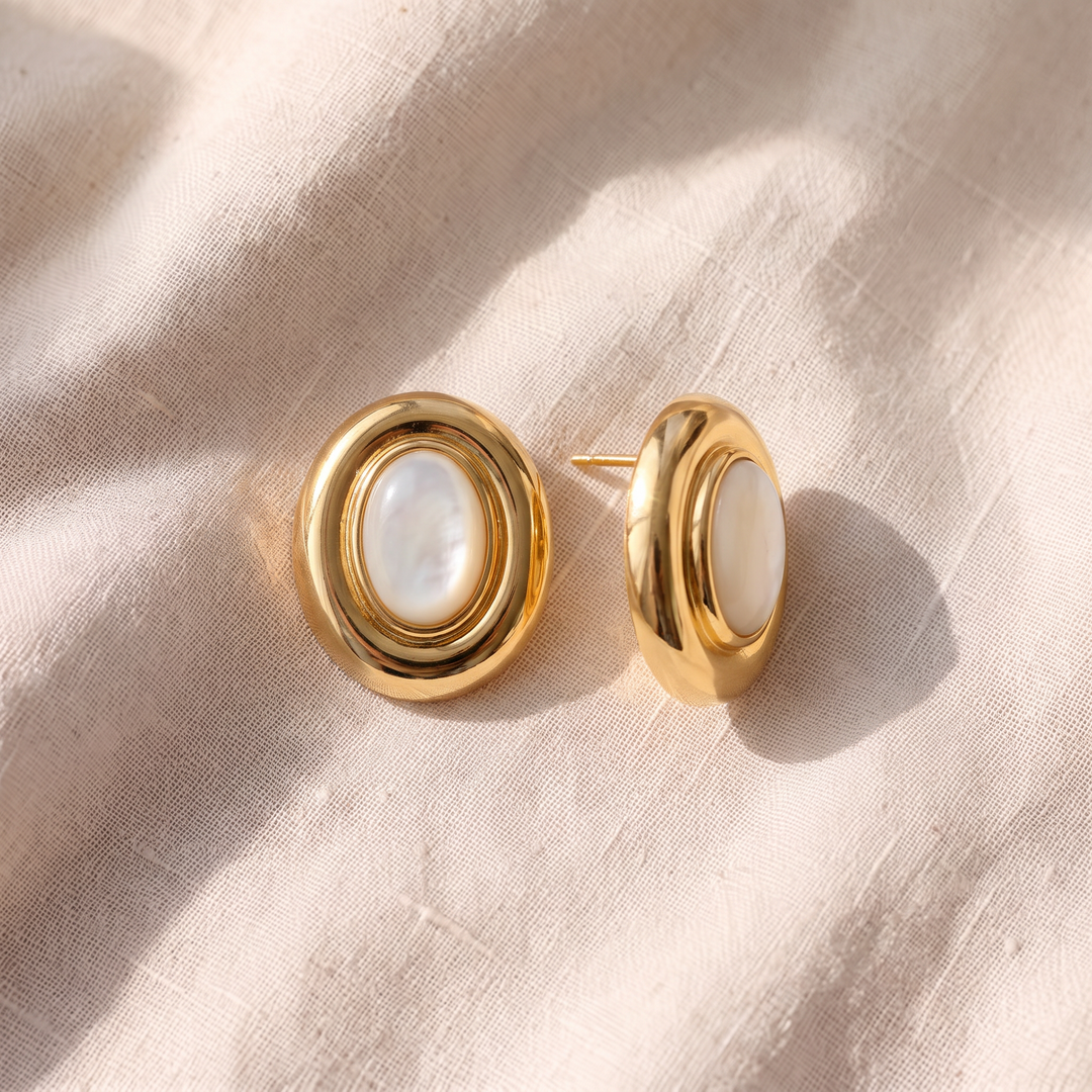 Orecchini Giselle in Perla | Oro