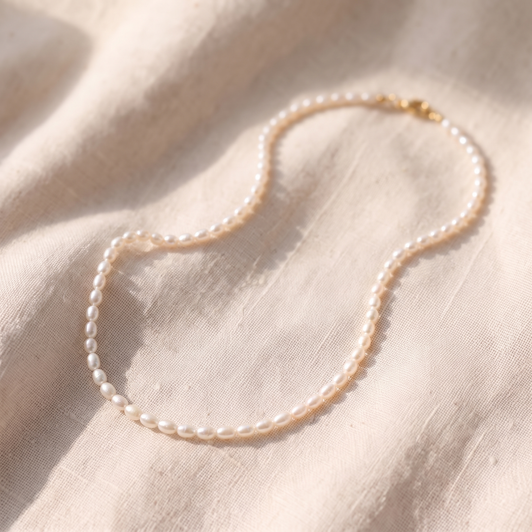 Collana di Perle Classica Nona