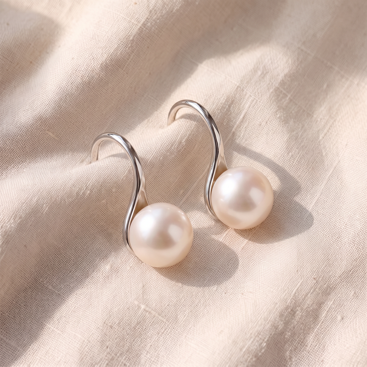 Orecchini Pendenti Eleganti con Perle