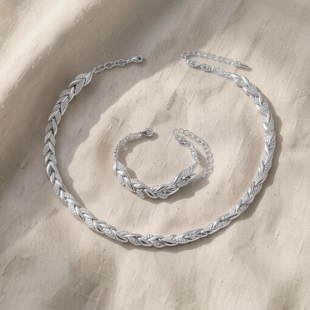 Set elegante di pesce con pietre