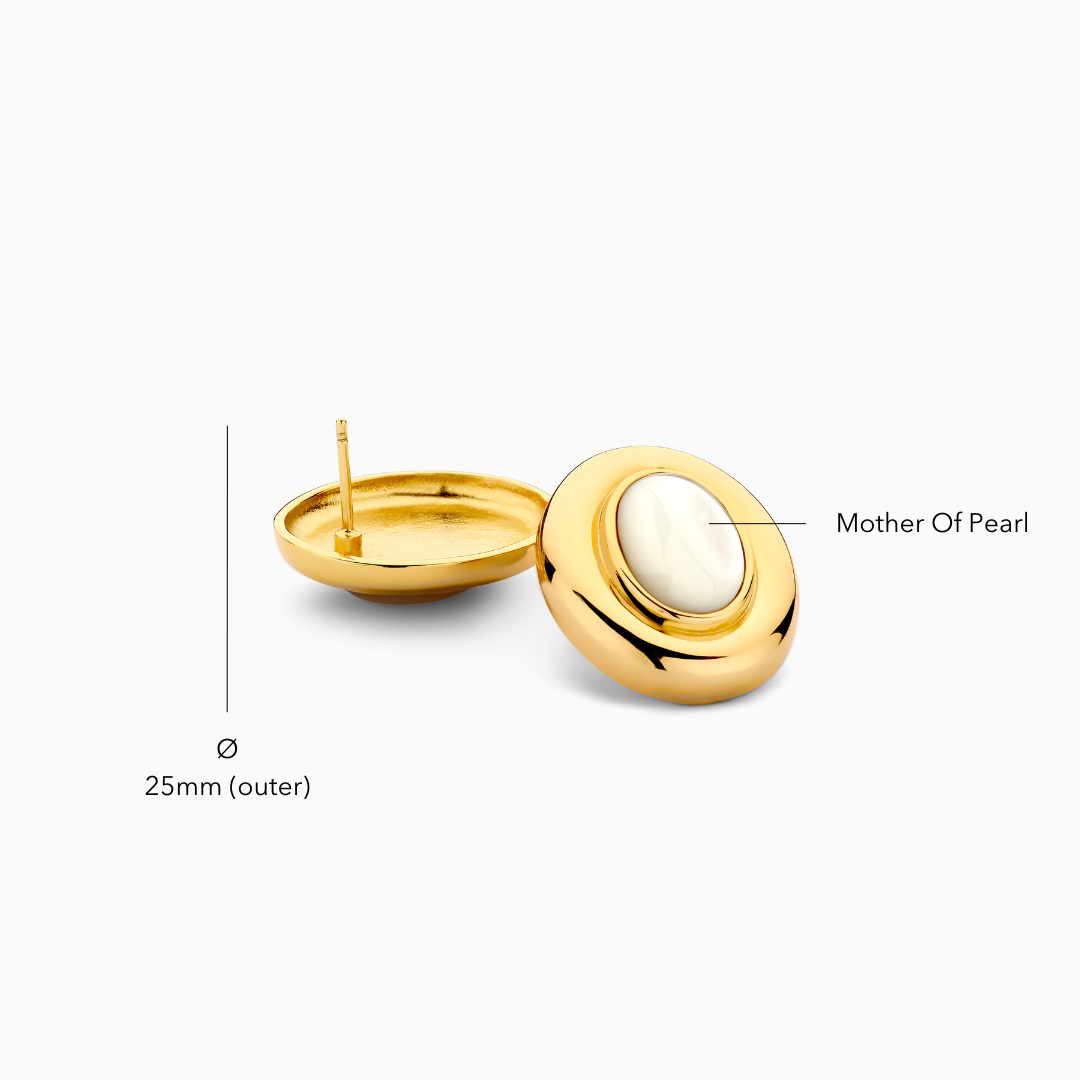 Orecchini Giselle in Perla | Oro