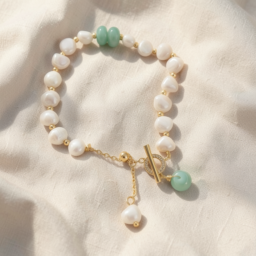 Bracciale Avventura con perle marine