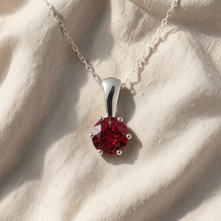 Collana con charm di cristallo
