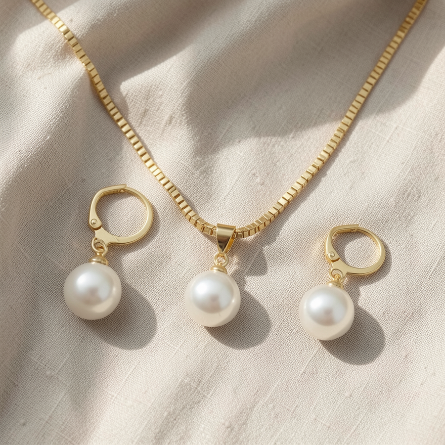 Set di collane di perle