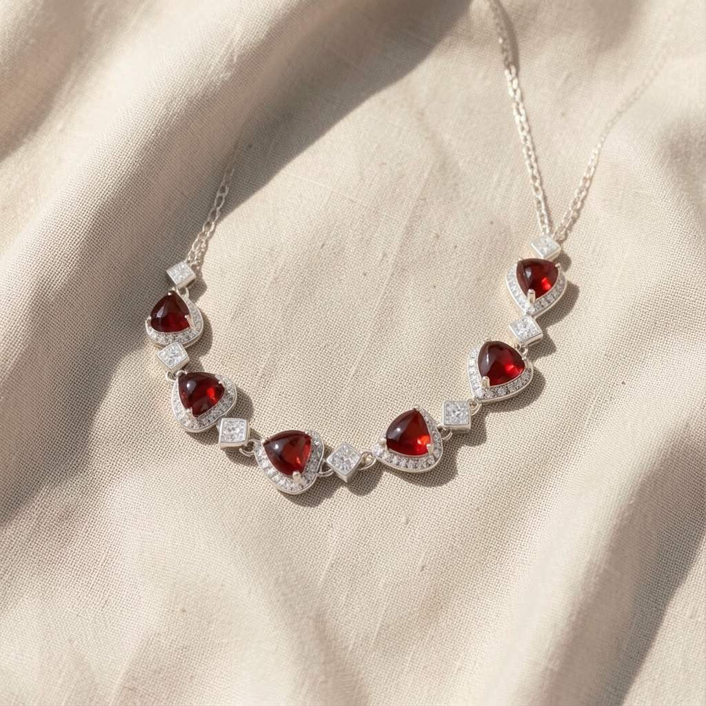 Bracciale dell'amicizia con granato
