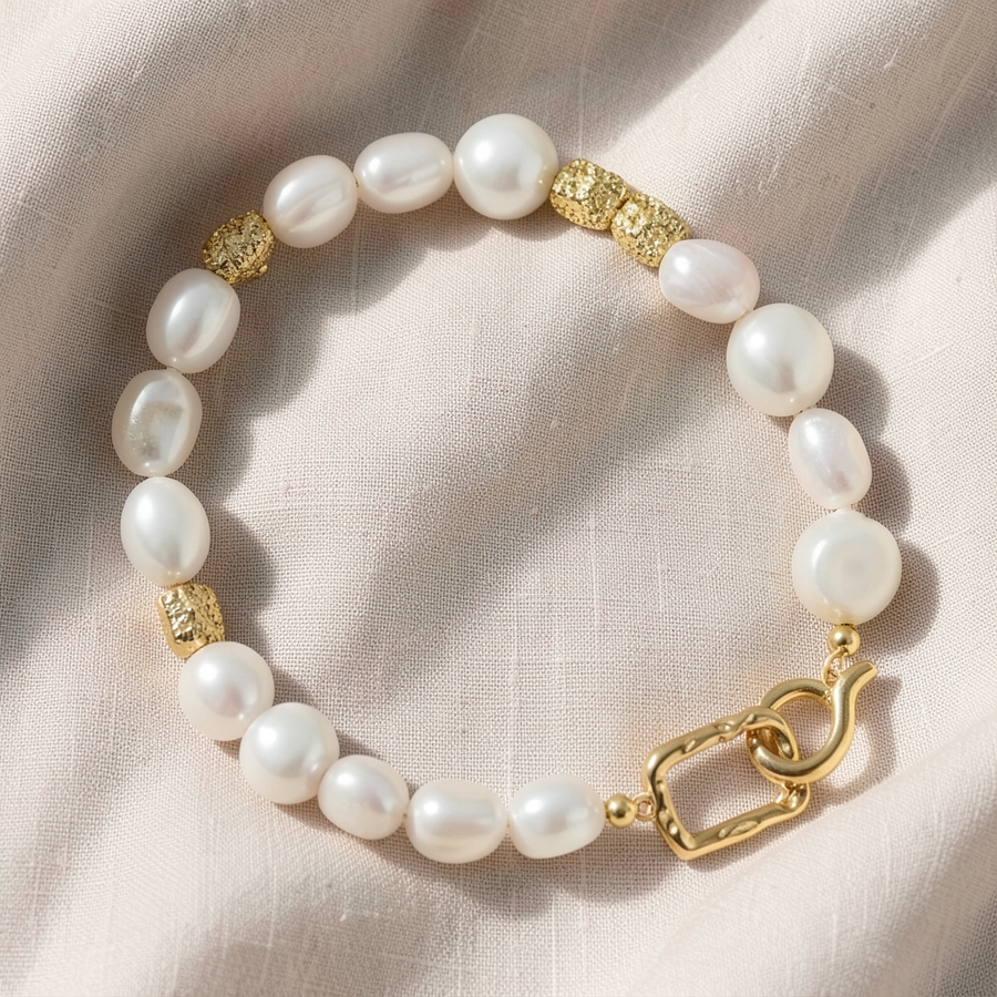 Bracciale con perle barocche