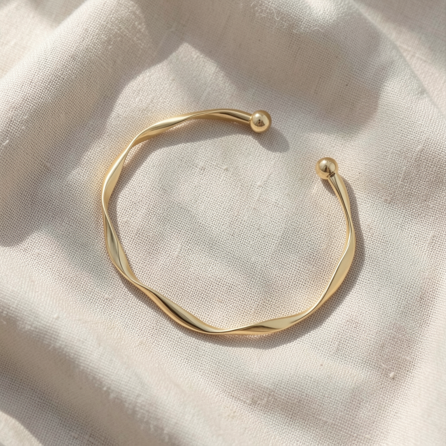 Bracciale dorato Luce