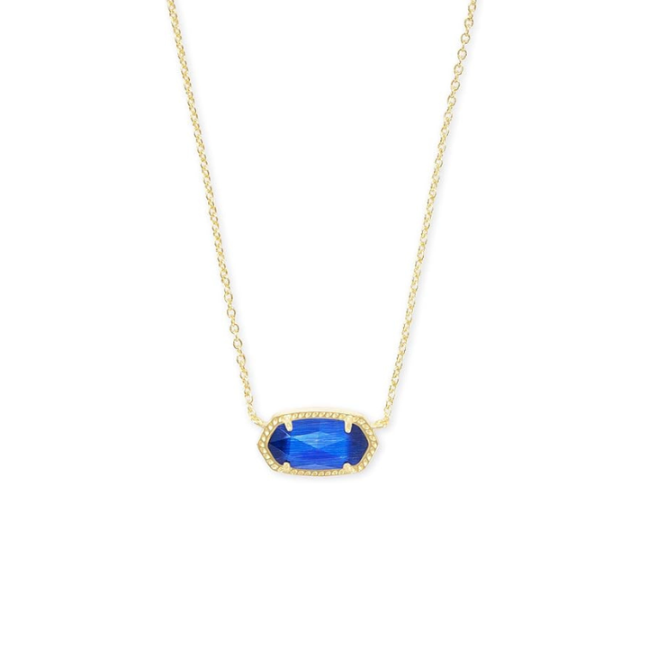 Collana Ovale Classica con Zaffiro | Colore Oro