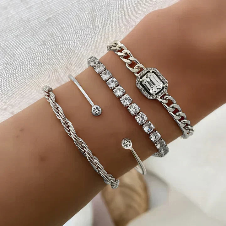 Bracciale intrecciato in oro